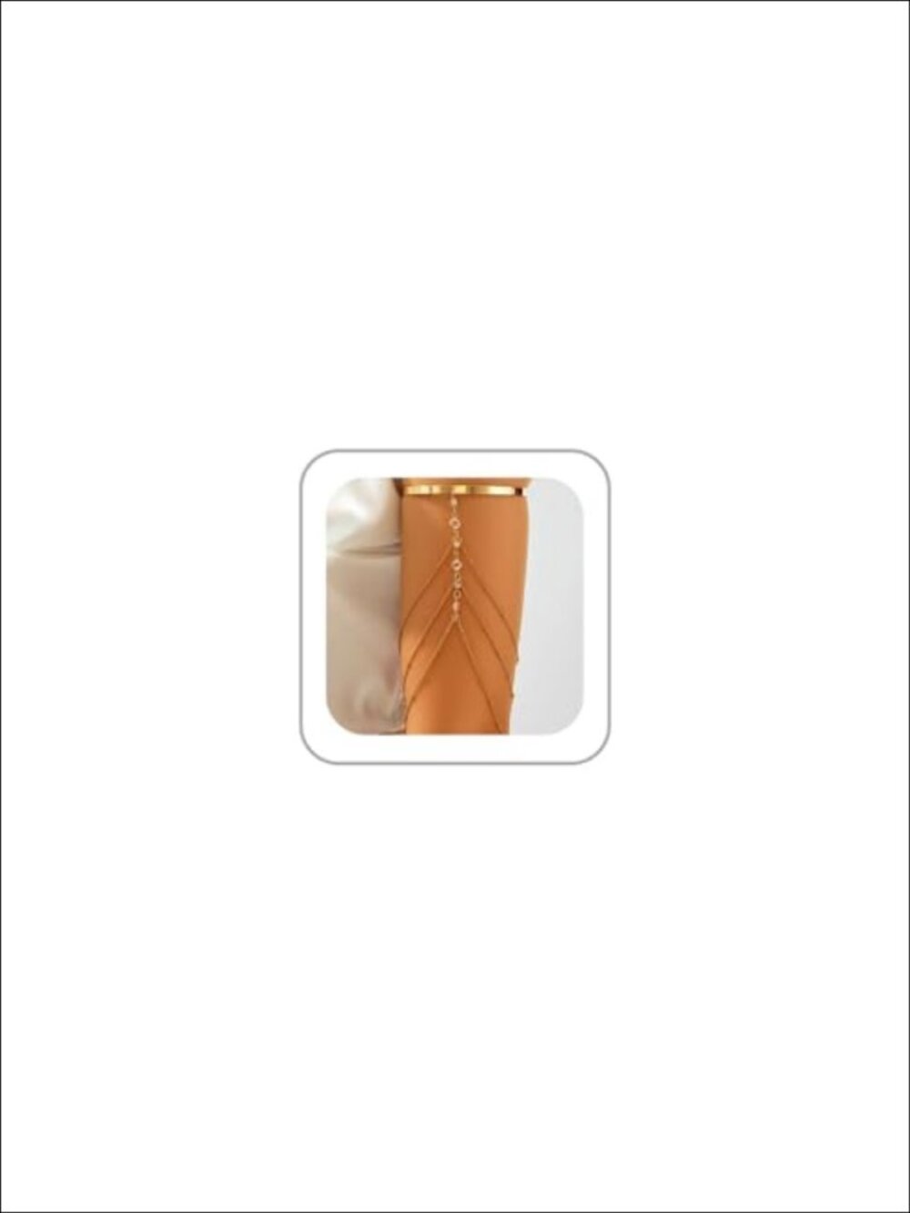 Gold Arm Cuff Layered Tassel Upper Arm Chain Bracelet